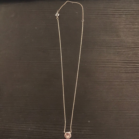 Jewelry - M pendant necklace